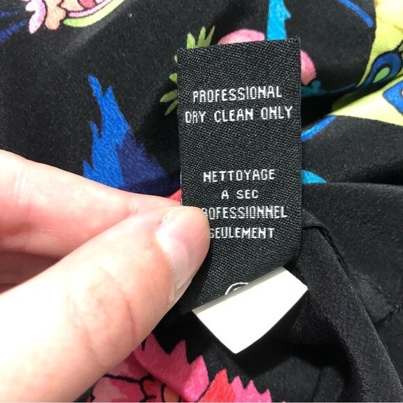 Tibi Peacock Floral Printed Tank Size 8 - Picture 11 of 11